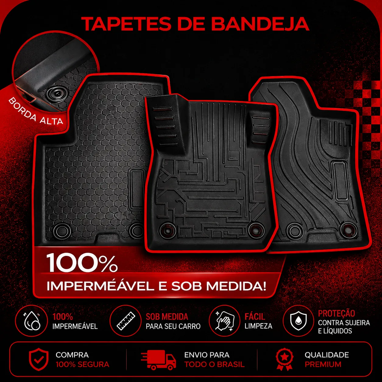 Tapetes de bandeja Tapecar